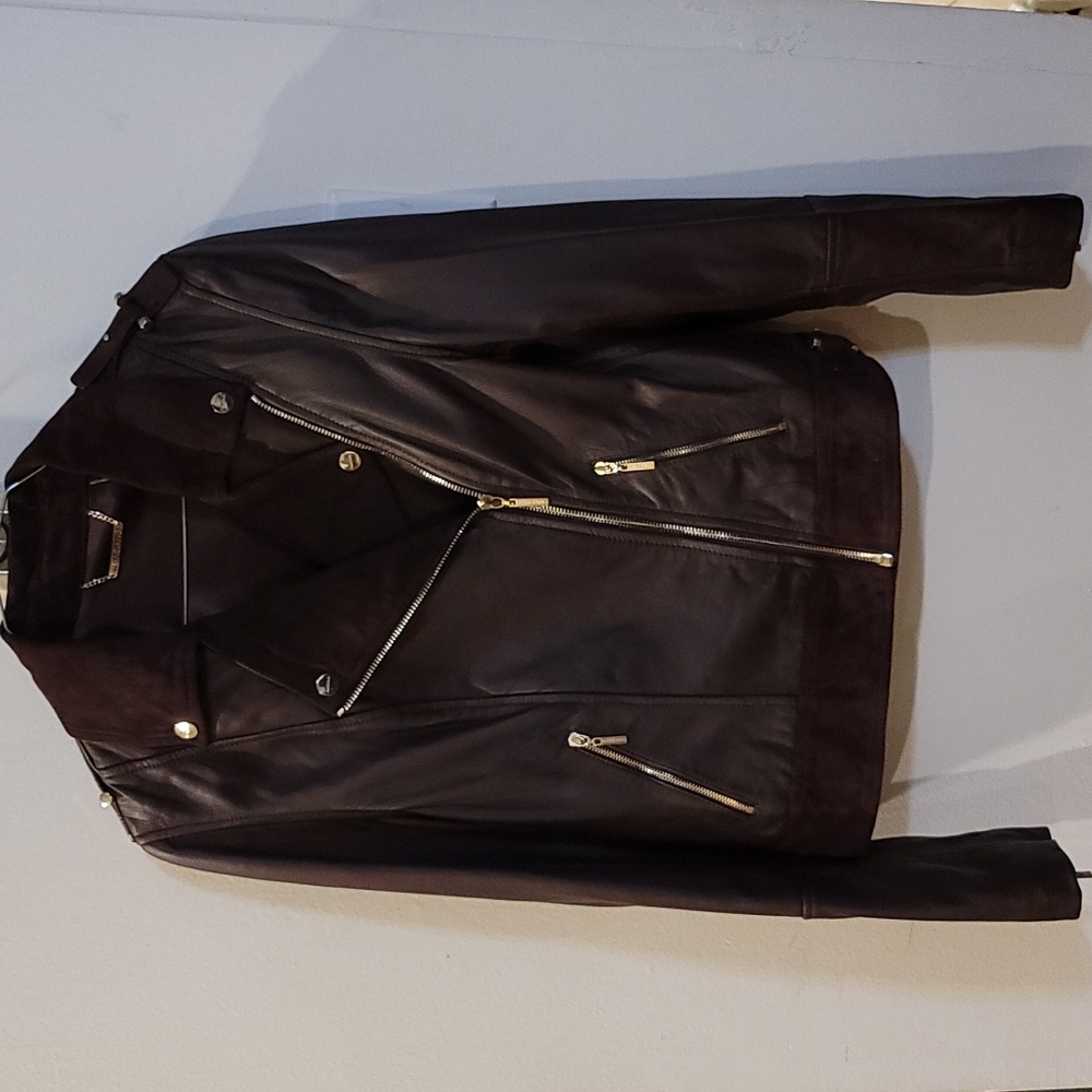 GUESS Marciano genuine soft leather burgundy size 10
